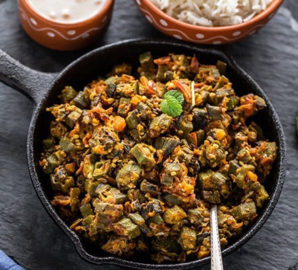 Bhindi Fry Masala - Deli Bite Catering