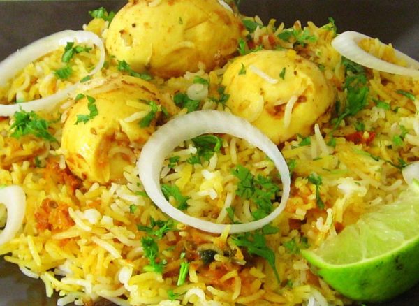 Hyderabadi Dum Egg Biryani - Deli Bite Catering