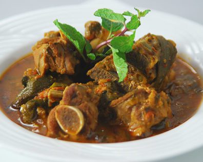 Mutton Ladyfingers (Bhindi Gosht) - Deli Bite Catering