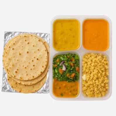 Indian Healthy Tiffin Meal By Delibite Tiffin Service In Dubai