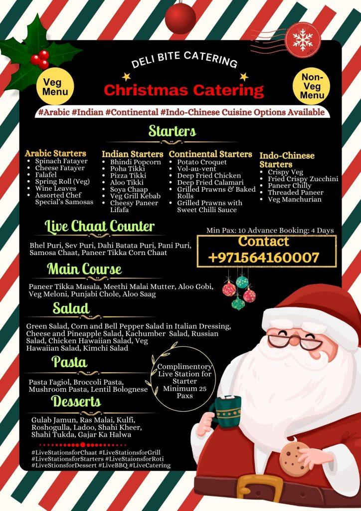 Celebrate Delicious Christmas Party Catering At Your Home & Office in Dubai!