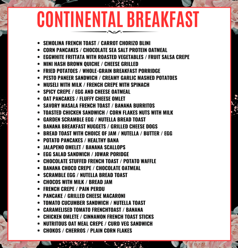 Continental Breakfast for Catering