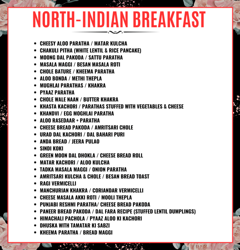 North Indian Breakfast for Catering