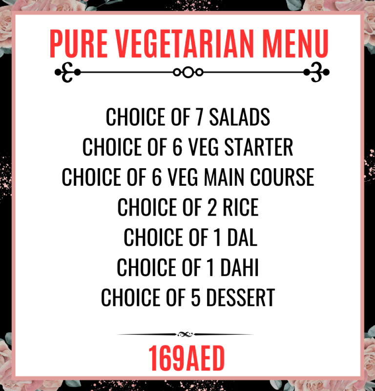 Platinum II (Vegetarian Menu)