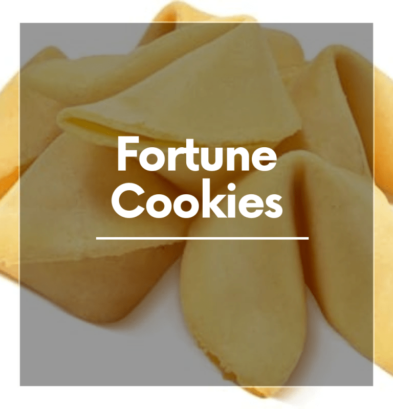 Fortune Cookies For Complete Menu of Takeout catering