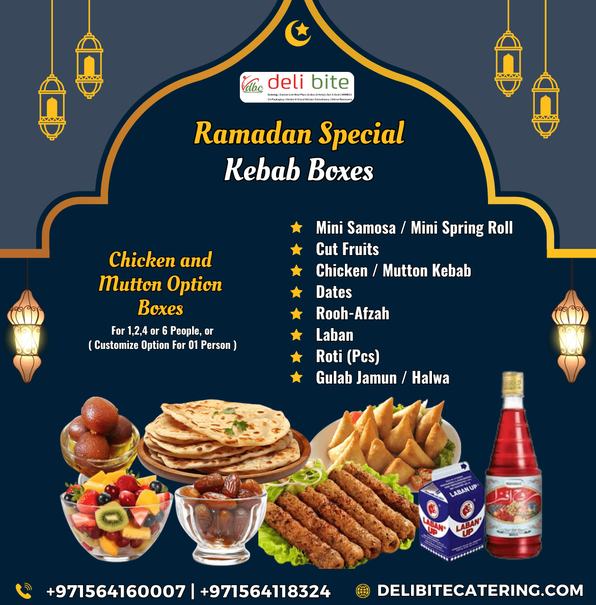 Enjoy Deli Bite Catering's Delicious Kebab Boxes This Ramadan! - Deli ...