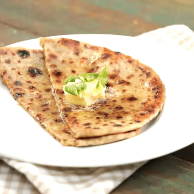 Dhaba Style Keema Paratha