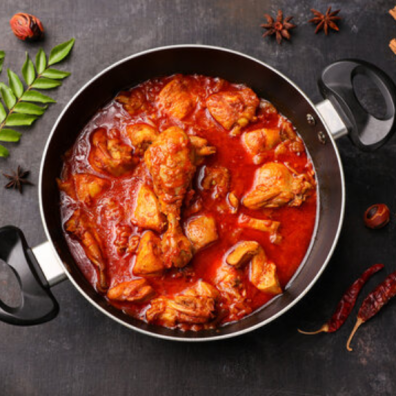 Spicy Kadhai Chicken